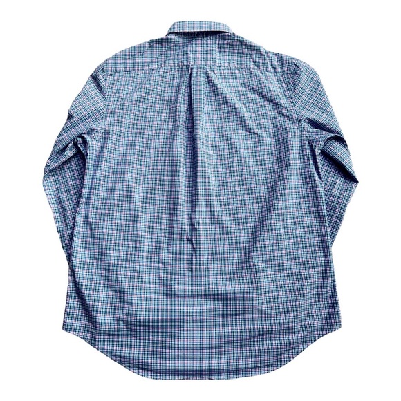 Ralph Lauren Men's Blue & Pink Plaid Button Down Shirt Size Large - Picture 3 of 6